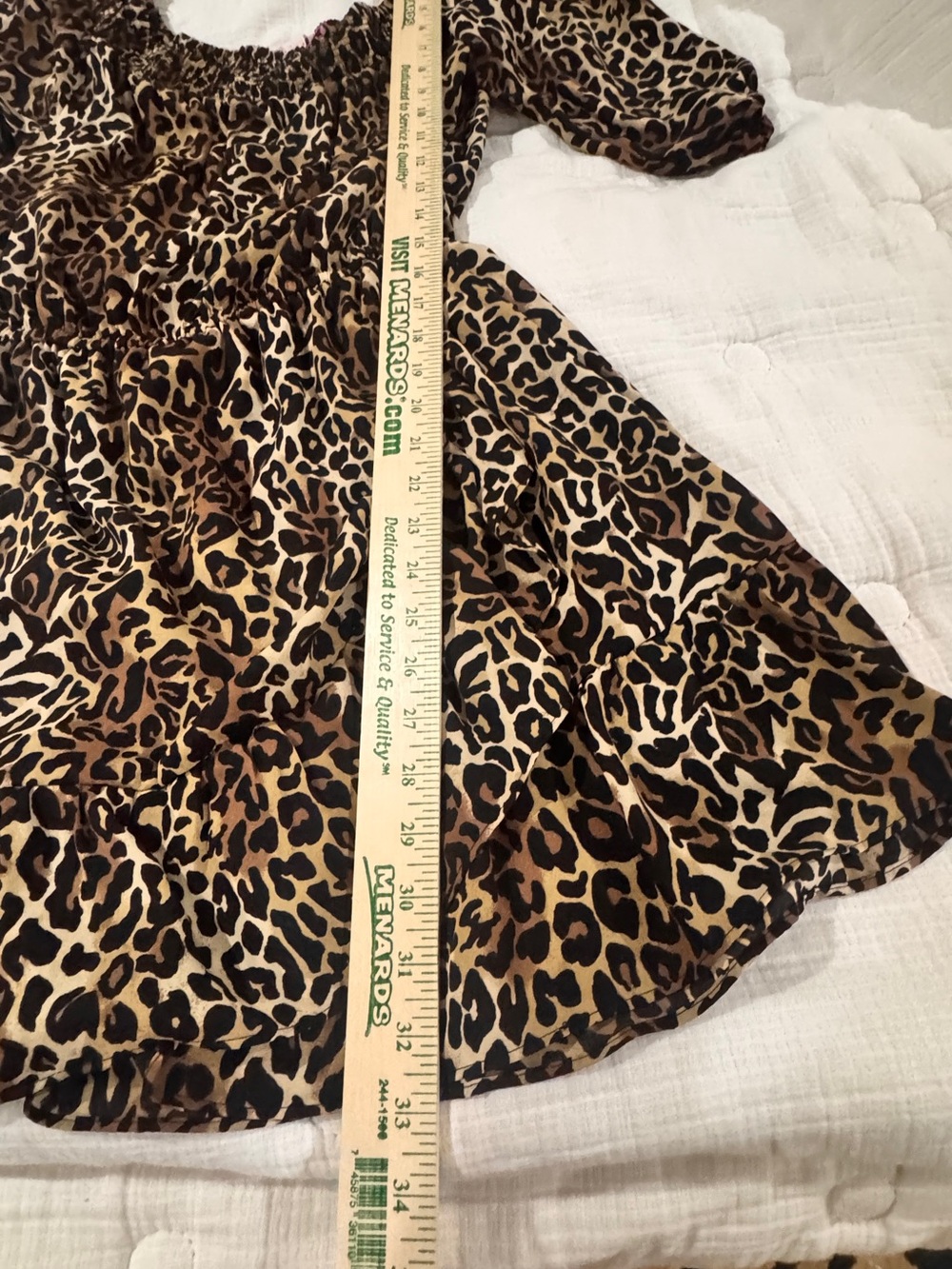 Lilly Pulitzer Leopard Print Off-Shoulder Rochelle Romper - Black & Cream - Picture 8 of 9